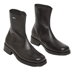 Boots on a plain background