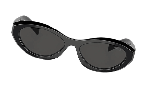 Sunglasses on a plain background